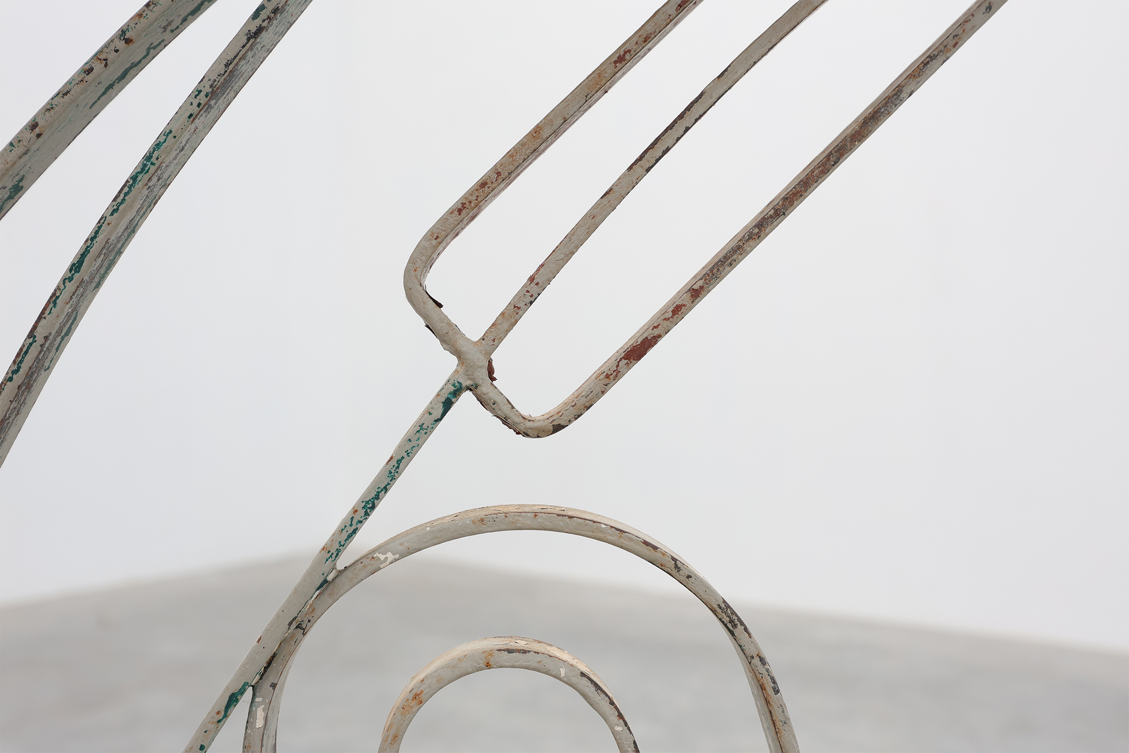 Art Deco Wrought Iron Plant Stand with Heron and Bulrushes, France, Circa 1920thumbnail